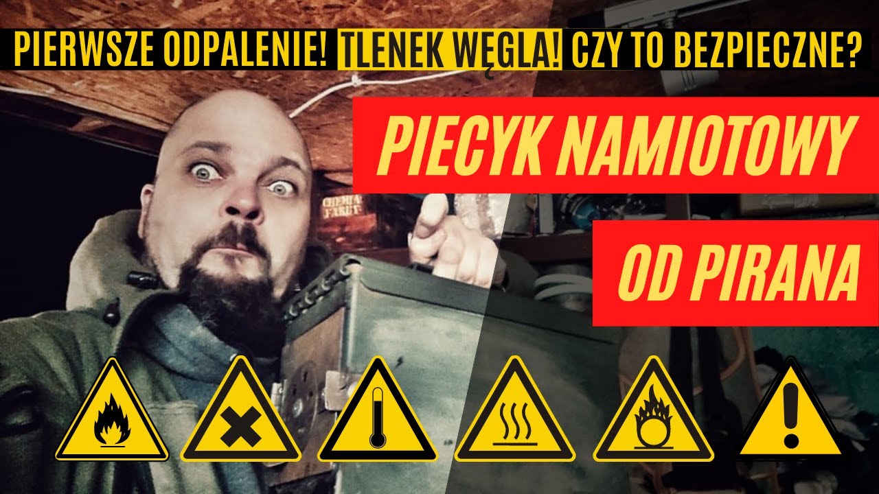 Piecyk Namiotowy 🏕️ od PIRANa 👨‍🏭 Tlenek Węgla (CZAD) ☠️ Czy to bezpieczne ❓❓❓