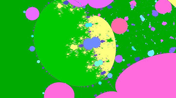 Rings Rolling Alongside a Mandelbrot Set