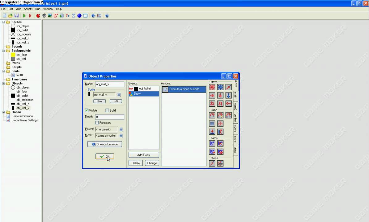 Game Maker 3d Projection and walls tutorial #3 - YouTube
