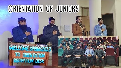Welcome new students | Orientation day iub | vlog by Muneeb Bahawalpuri #orientation #welcome