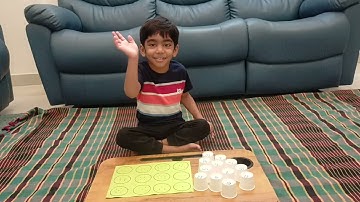 Counting & Number Matching with Paper Cups | DIY | Number Counting Activity For 4 to 5 years kids