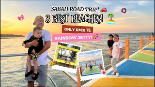 Exploring 3 Beautiful Beaches in Sabah! 🌊 | Bongawan, Pimping & Pantai Sawangan Kuala Penyu Vlog