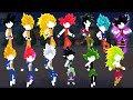 Stickman Combat - Unlock Goku, Vegeta, Broly All Form ( Ssj,Ssj2 Ssj3 ,God, Blue, Green, UI) Ver 5.2