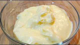 Crema Pasticcera Velocissima Pronta In Soli 2 Minuti Crème Pâtissière كريم باتسيير كريمة الحلواني