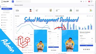 Admin dashboard Login and Register Laravel 9 | School System