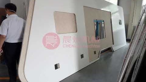 Motorhome XPS Sandwich Panel Cutting Large CNC Machine #largecncmachine #SandwichPanelcuttingmachine