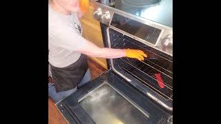 Prepping an oven using Easy-Off