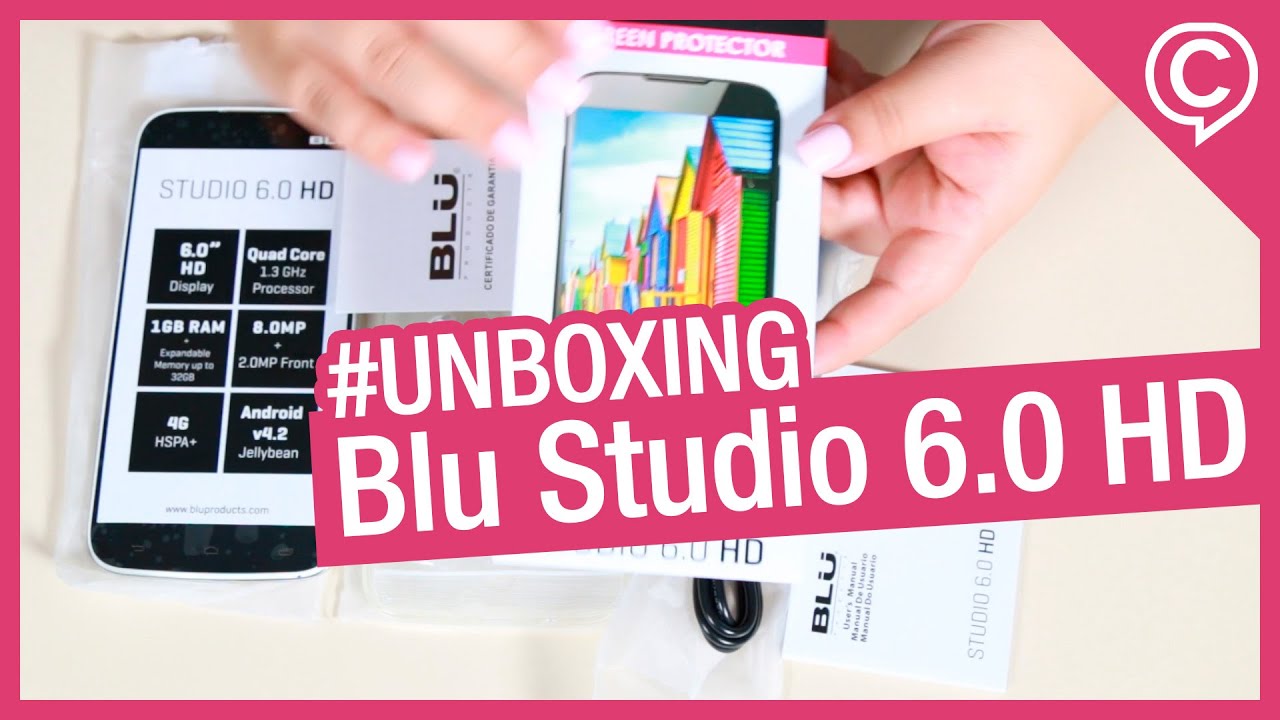 BLU Studio 6.0 HD [Unboxing] - Cissa Magazine - YouTube