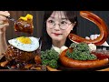 치즈함박스테이크 킬바사소세지 먹방 HAMBUGER STEAK & KIELBASA SAUSAGE MUKBANG | ASMR EATING SOUNDS