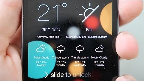 How to Add a Weather Widget to your Lock Screen in iOS
