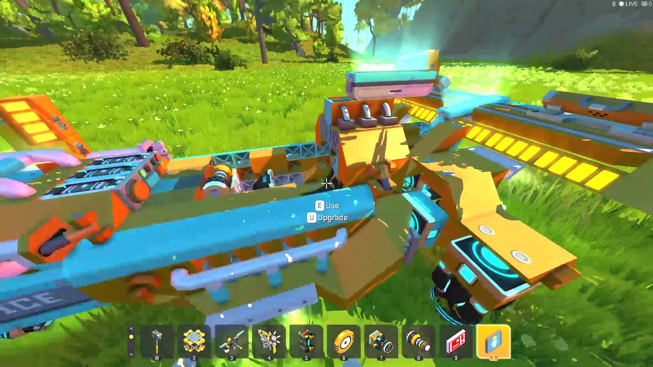 Hovercraft Engineering Early days cutout -    Scrap Mechanic  Reverse Engineer  (Music video)