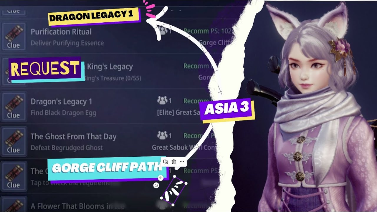 𝘋𝘳𝘢𝘨𝘰𝘯 𝘓𝘦𝘨𝘢𝘤𝘺 1 - 𝘎𝘰𝘳𝘨𝘦 𝘊𝘭𝘪𝘧𝘧 𝘗𝘢𝘵𝘩 𝘙𝘦𝘲𝘶𝘦𝘴𝘵  -  