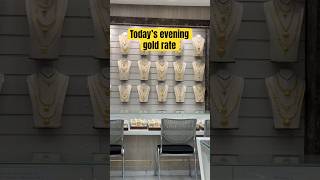 Today’s evening gold rate update😍 #goldsavings #goldshopping #goldrate #chain #gold #savings