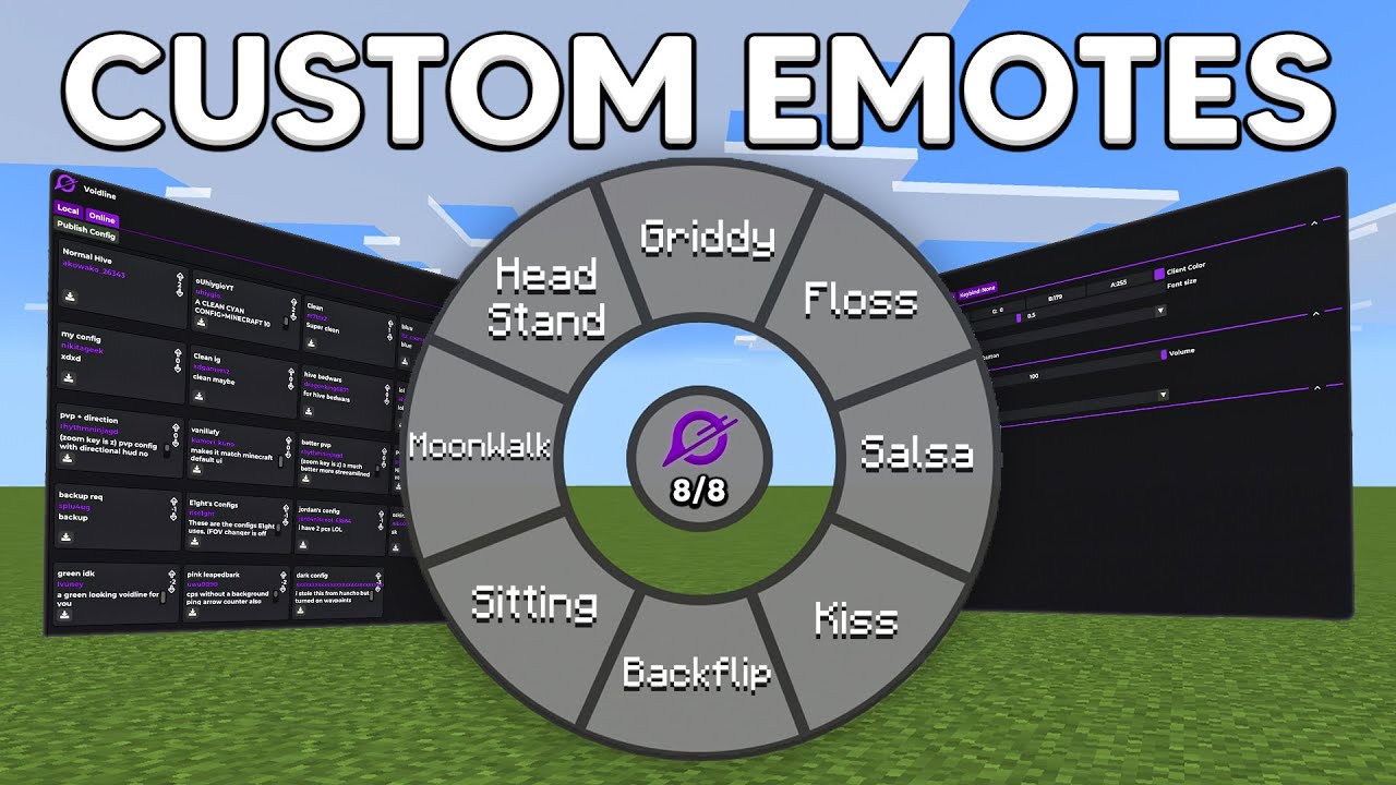 This Client has Custom Emotes