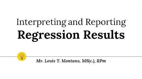 How to Interpret and Report Multiple Regression Results