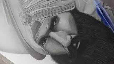 Drawing Akshay Kumar as Kesari(TIMELAPSE)/Akshay Kumar sketch/Kesari/realistic drawing-Dude bro