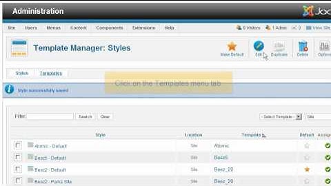 How to manage Templates in Joomla | FastDot Cloud Hosting