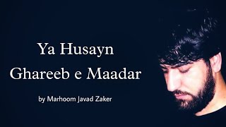 Ya Hussain Ghareeb Mader | Seyed Javad Zaker Resimi