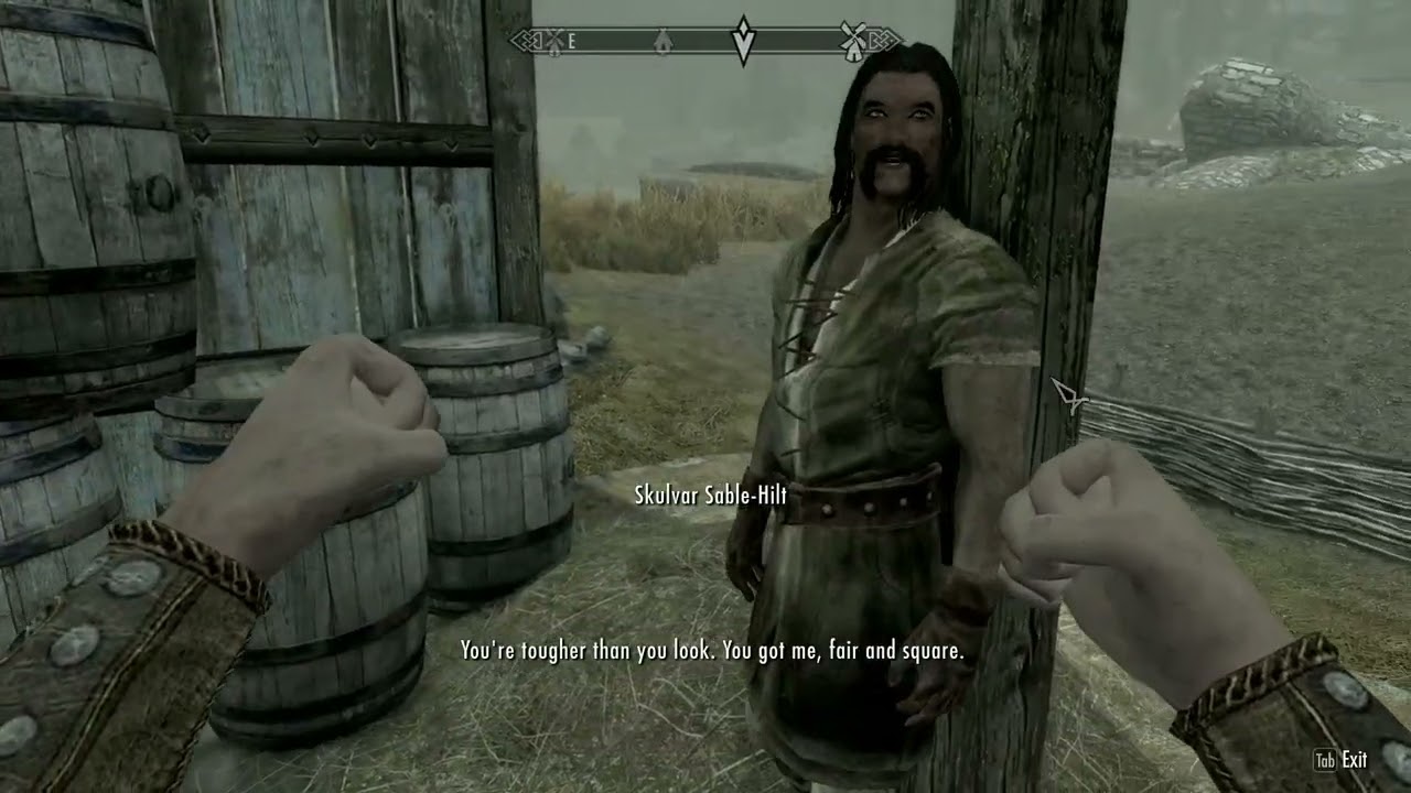 Skyrim: Первая встреча со Скулваром Собольим Эфесом — Эпический момент в Skyrim