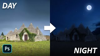 Unbelievably Easy Way To Turn DAY Into NIGHT In Photoshop screenshot 3