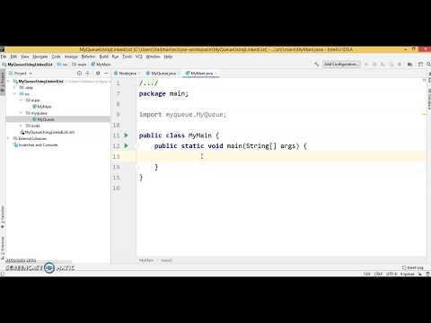 Queue using Linked List - Implementation (Java) - Part 2