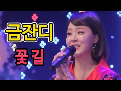 꽃길 - 금잔디 / 가사有  #트로트 #메들리