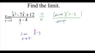 8.2.1 Limits by Dividing Out