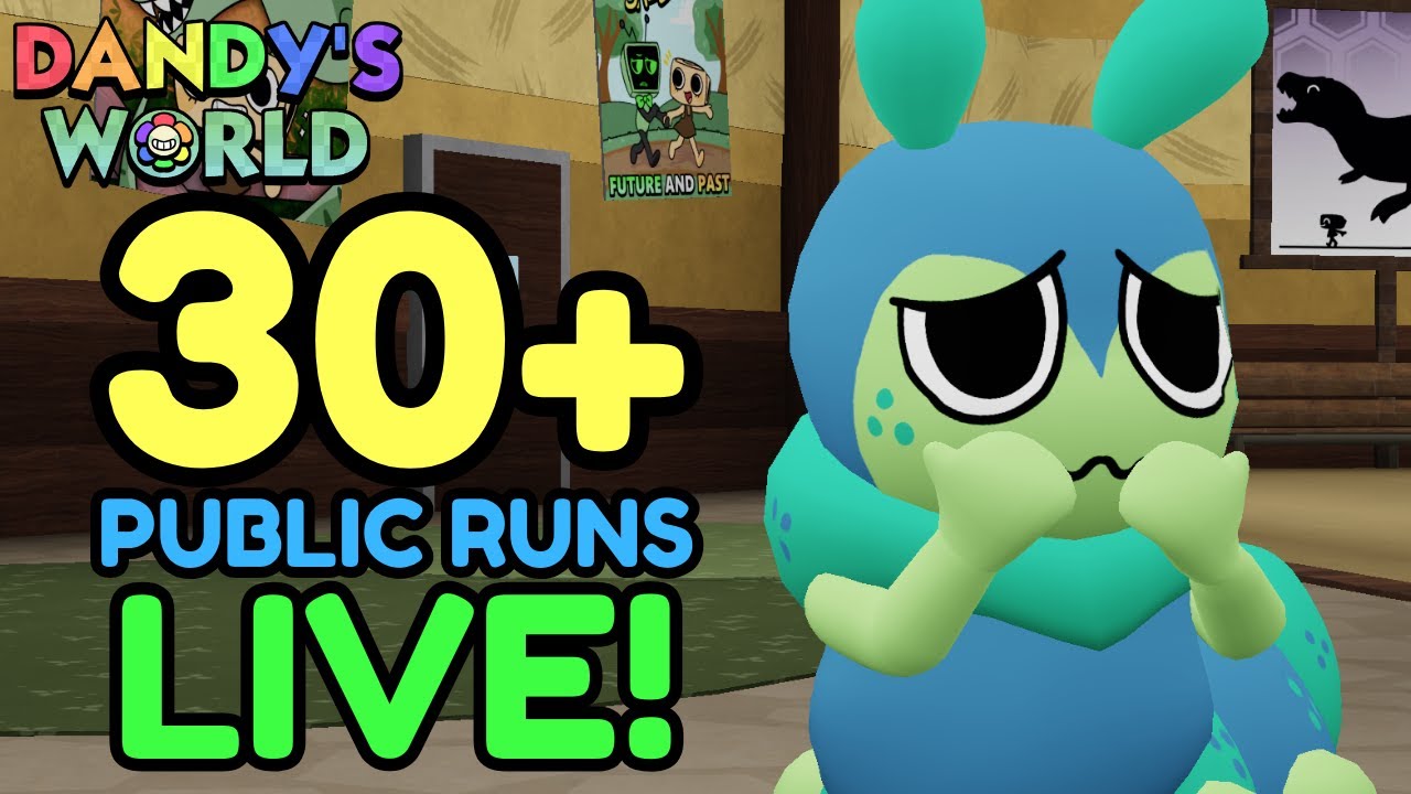 🔴🎥 PUBLIC RUNS FLOOR 30+ LIVE w Squirm! | Dandy's World
