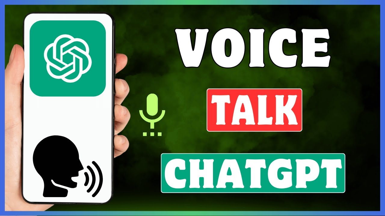 How To Talk To ChatGPT With Voice | ChatGPT Talking To Each Other - YouTube