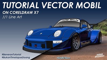 Tutorial Vector Car on Corel Draw X7 || Tutorial Vector Mobil di Corel Draw X7 #1 Lineart