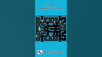 Pig Pen Gameplay Apple II #retrogaming #appleii #pigpen