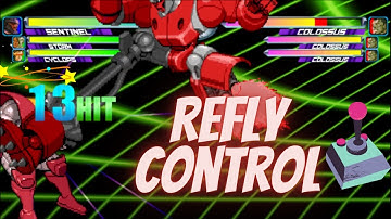 MvC2 - Sentinel Refly Control (Pseudo-Infinite Attempt)