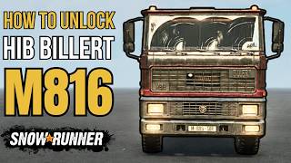 How To Get HIB Billert M816 - SnowRunner
