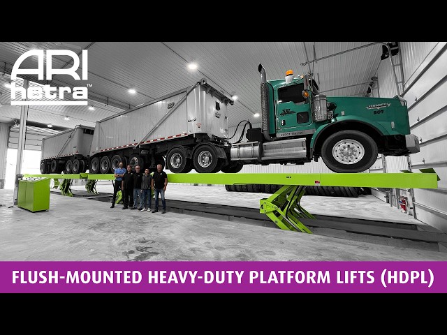 Flush-Mounted Heavy-Duty Platform Lifts (HDPL) - ARI-hetra