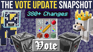 Minecraft Snapshot 23W13A_OR_B - The Vote Update!