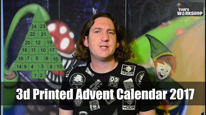 Updated 3d Printed Advent Calendar 2017