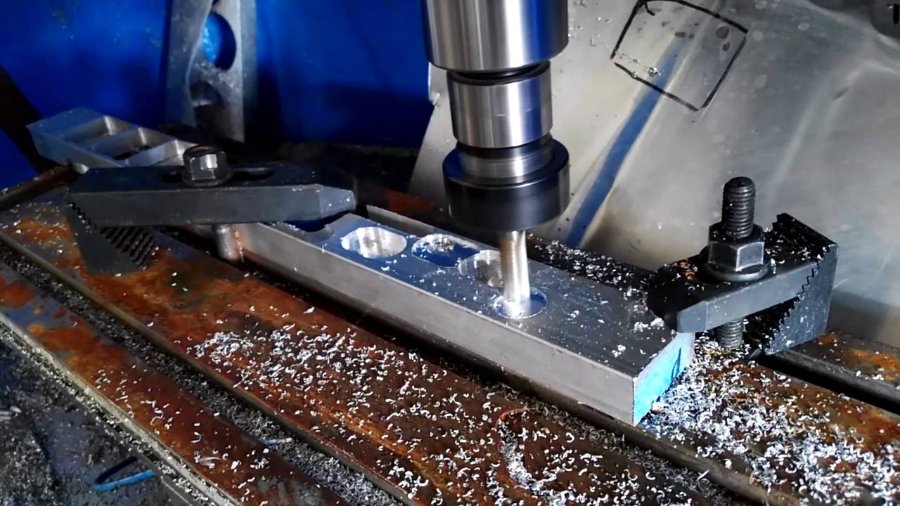 AMA 25 G0704 CNC POCKET TROCHOIDAL DIY TEST - YouTube