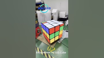 640x640mm P2 LED Cube #hscled #hscleddisplay #ledscreenfactory #leddisplaysupplier #ledwall