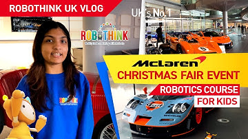McLaren Christmas Fair x RoboThink 🏎 | Kids Vlog | Robotics & Coding Classes for Kids