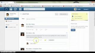 Sending a Note on Edmodo
