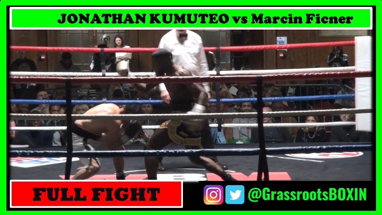 JONATHAN KUMUTEO vs Marcin Ficner (1st Rnd TKO) - York Hall - 19/11/2021