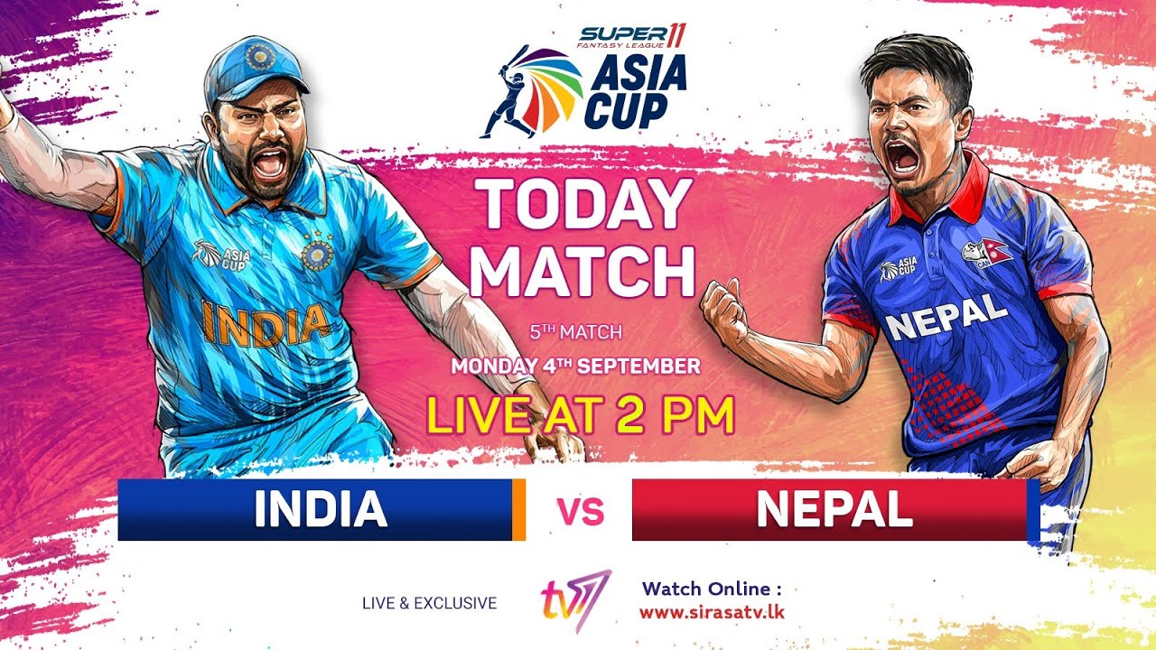 🔴 LIVE The Cricket Show - Asia Cup 2023 India vs Nepal 🏏