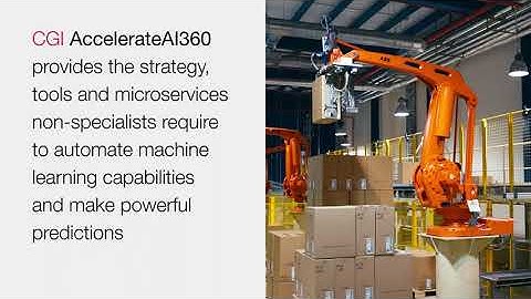 CGI AccelerateAI360: Unify your data and advance your outcomes with AI