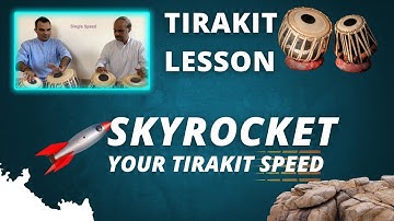 How to Play Fast Tirakita -🚀 Skyrocket Your Tirakita speed with this Lesson #tabla #learn #lesson