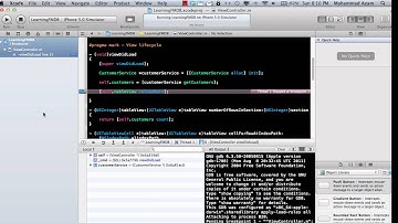 Learning iOS Development Part 13 (Sqlite3 Database with FMDB)
