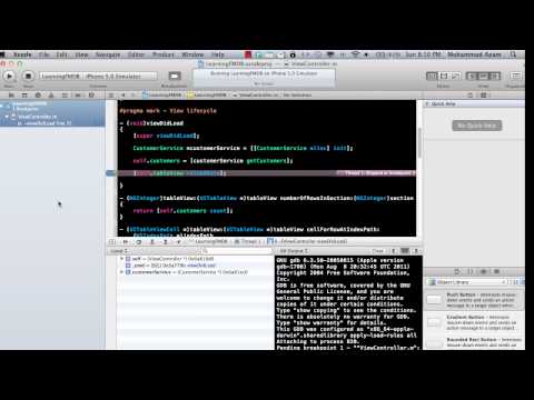 Learning iOS Development Part 13 (Sqlite3 Database with FMDB)