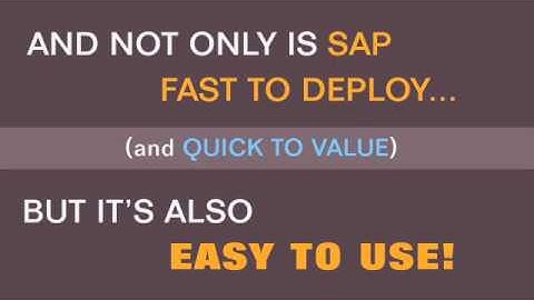 SAP Myth Buster - SAP is Too Complicated for SME