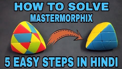 How to solve Mastermorphix cube in Hindi | Easiest method | BLegend