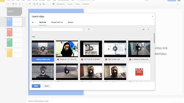 Embed Video in Slides