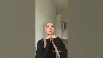 Styling Jersey Hijab Easy Hijab Tutorial Hijabstyle Hijab حجاب Hijabtutorial Viral 